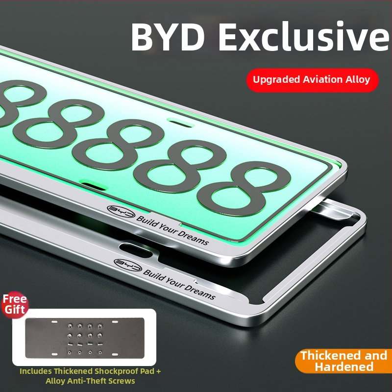 Alumiinium-magneesiumist numbrimount uusenergia sõidukitele; universaalne sobivus