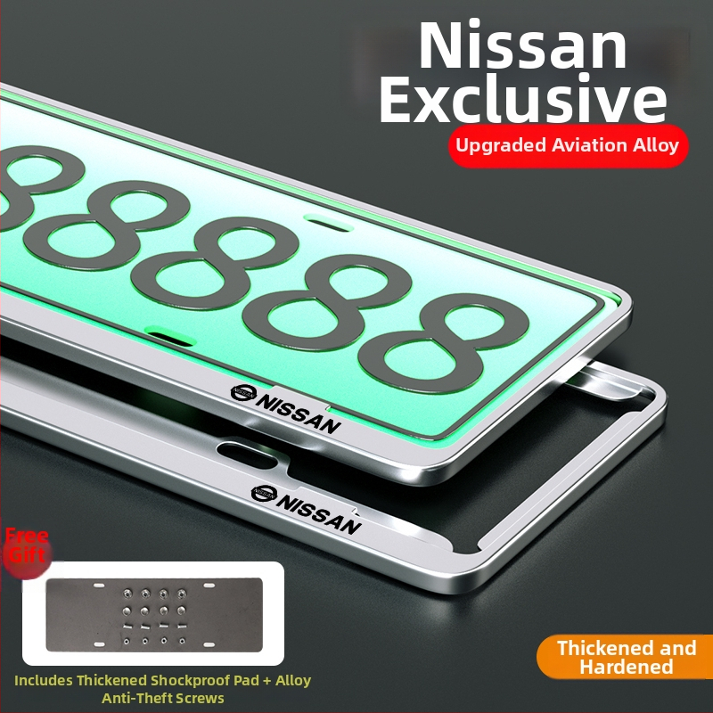 Alumiinium-magneesiumist numbrimount uusenergia sõidukitele; universaalne sobivus