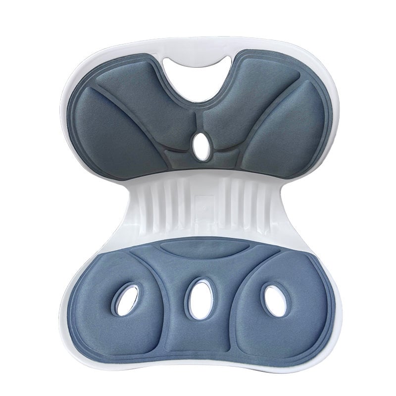 Ergonoomiline lumbaalne padi kontoritoolile — vahttäidis, plastikust korpus, seljatugi