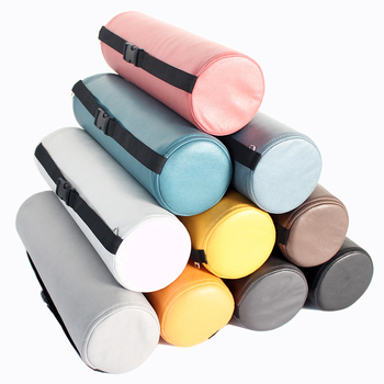 Цилиндрична лумбална опора възглавничка с пяна в ядро и технологична тъкан за офис стол