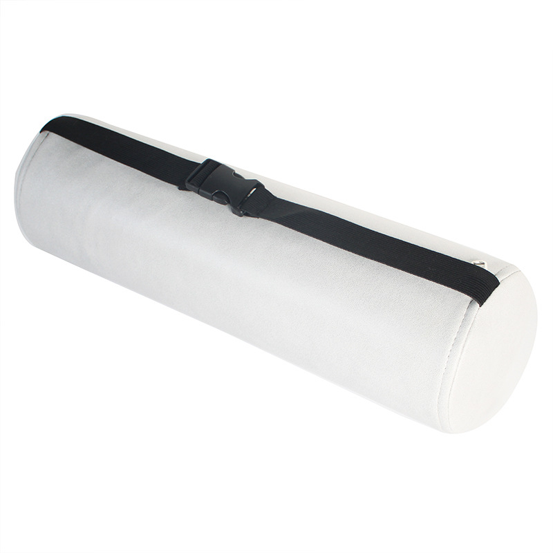 Цилиндрична лумбална опора възглавничка с пяна в ядро и технологична тъкан за офис стол