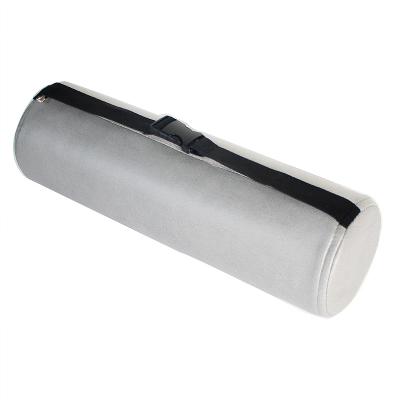 Цилиндрична лумбална опора възглавничка с пяна в ядро и технологична тъкан за офис стол