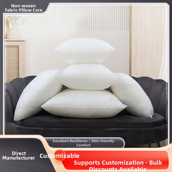 PP medvilnės pagalvės branduolys, nešluostos audinio uždanga, stačiakampis branduolys, prisitaikantis, šiuolaikiškas minimalistinis stilius