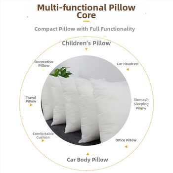 PP medvilnės pagalvės branduolys, nešluostos audinio uždanga, stačiakampis branduolys, prisitaikantis, šiuolaikiškas minimalistinis stilius