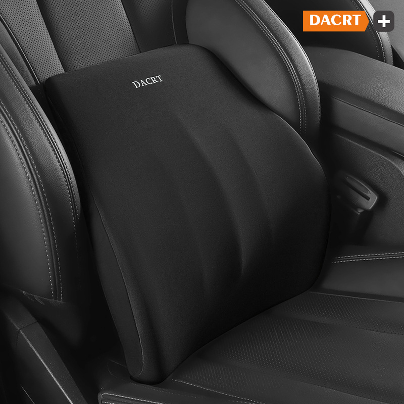 Automobilinis galvos atlošas pagalvėlis su atminties putomis ir juosmens bei pečių parama – kaklo pagalvėlė su MILK SILK užvalkalu, visiems sezonams, paprastas dizainas