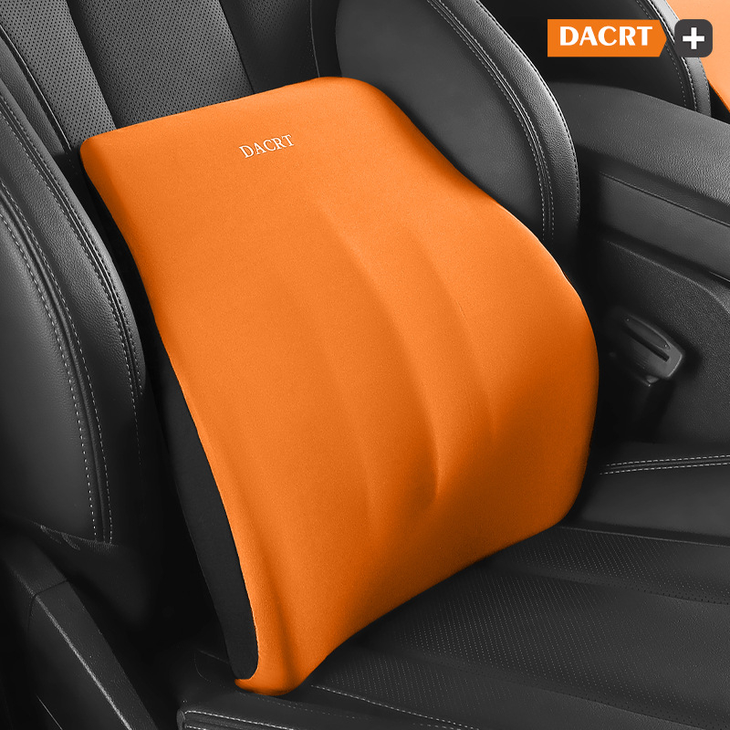 Automobilinis galvos atlošas pagalvėlis su atminties putomis ir juosmens bei pečių parama – kaklo pagalvėlė su MILK SILK užvalkalu, visiems sezonams, paprastas dizainas