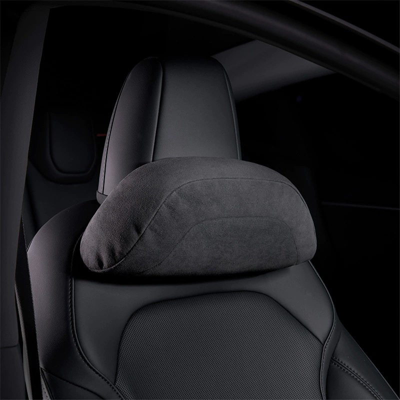 Mäluvahtne kaelatoe patja Tesla Model 3/Y jaoks, väline materjal: puhas puuvill, sobib kõikide aastaaegade jaoks, universaalne auto ühilduvus