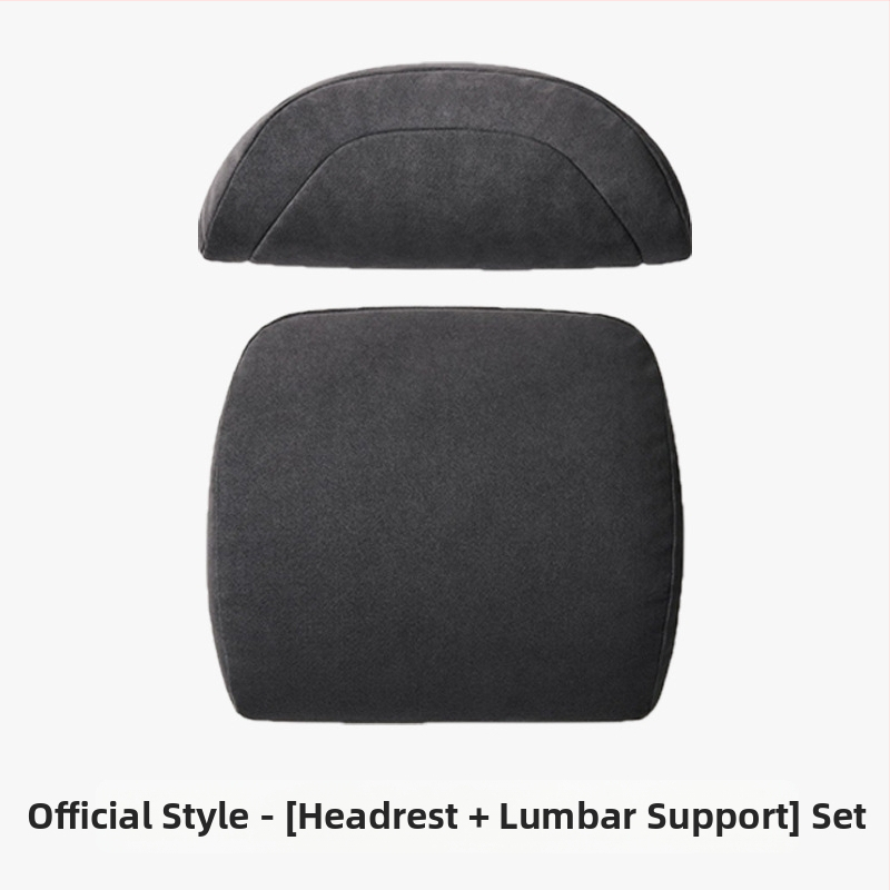 Mäluvahtne kaelatoe patja Tesla Model 3/Y jaoks, väline materjal: puhas puuvill, sobib kõikide aastaaegade jaoks, universaalne auto ühilduvus