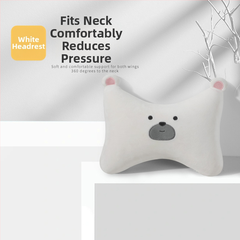 Autopealse padi mäluvaht, plüüsist kate, karikatuurne karu motiiv, universaalne nelja aastaaja kasutamiseks