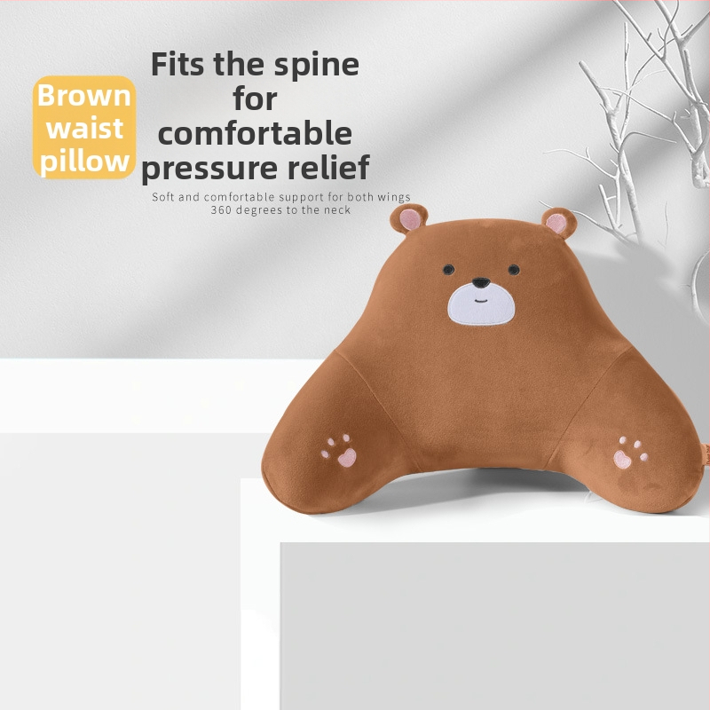 Autopealse padi mäluvaht, plüüsist kate, karikatuurne karu motiiv, universaalne nelja aastaaja kasutamiseks