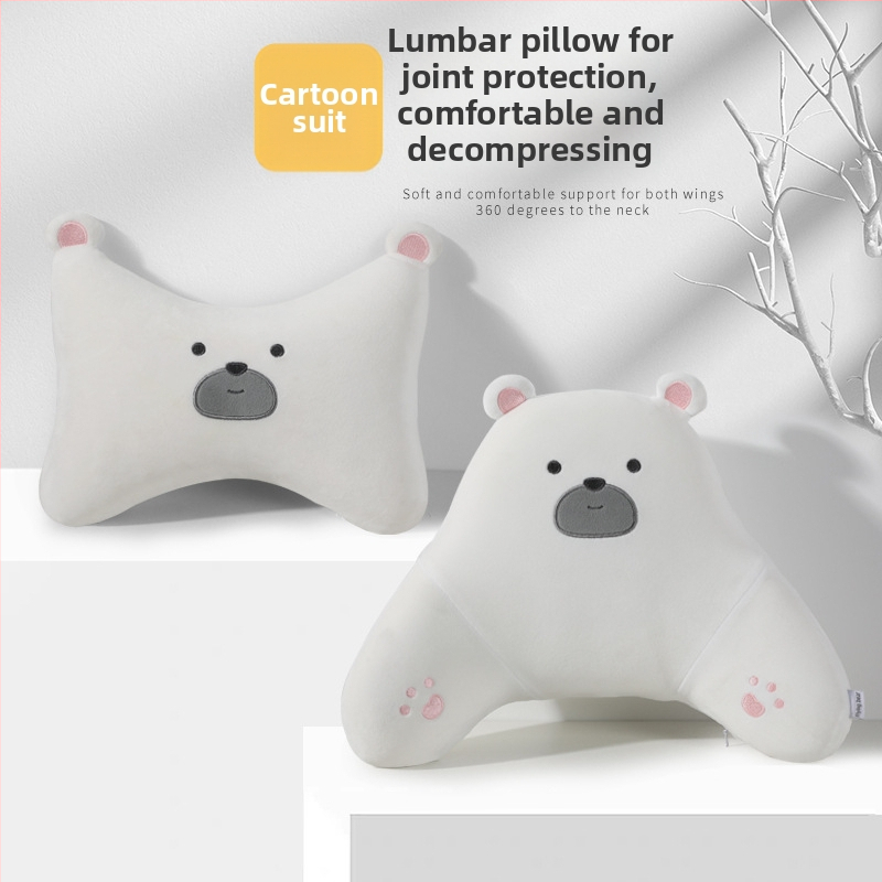 Autopealse padi mäluvaht, plüüsist kate, karikatuurne karu motiiv, universaalne nelja aastaaja kasutamiseks