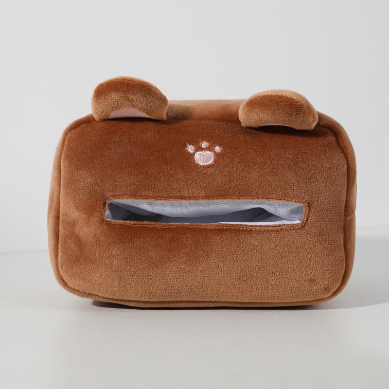 Autopealse padi mäluvaht, plüüsist kate, karikatuurne karu motiiv, universaalne nelja aastaaja kasutamiseks