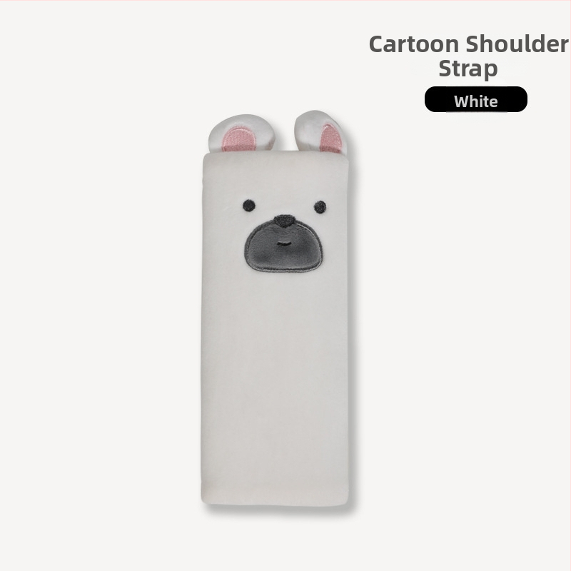 Autopealse padi mäluvaht, plüüsist kate, karikatuurne karu motiiv, universaalne nelja aastaaja kasutamiseks