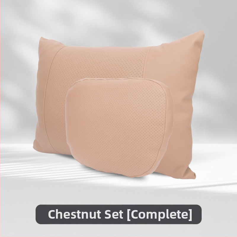 Autopeapadi kaela tugi ja nimmepiirkonna tugi, universaalne sobivus, kunstnahast kate, Dupont puuvillane täidis