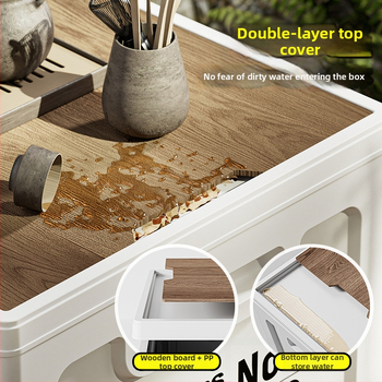 Sulankstoma dviejų durelių laikymo dėžė auto bagažinei, 20–30 L, plastikas (PP)