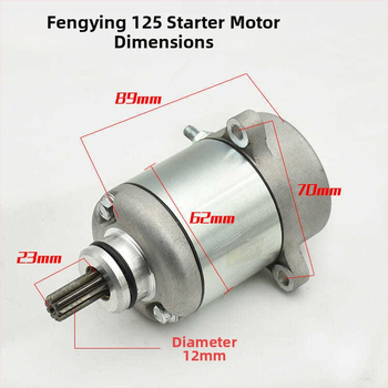 CG125 motociklui starteris – vieno cilindro, darbinis tūris 50–150 cm³, degalų suvartojimas 2 L/100 km, Mojiosaurus
