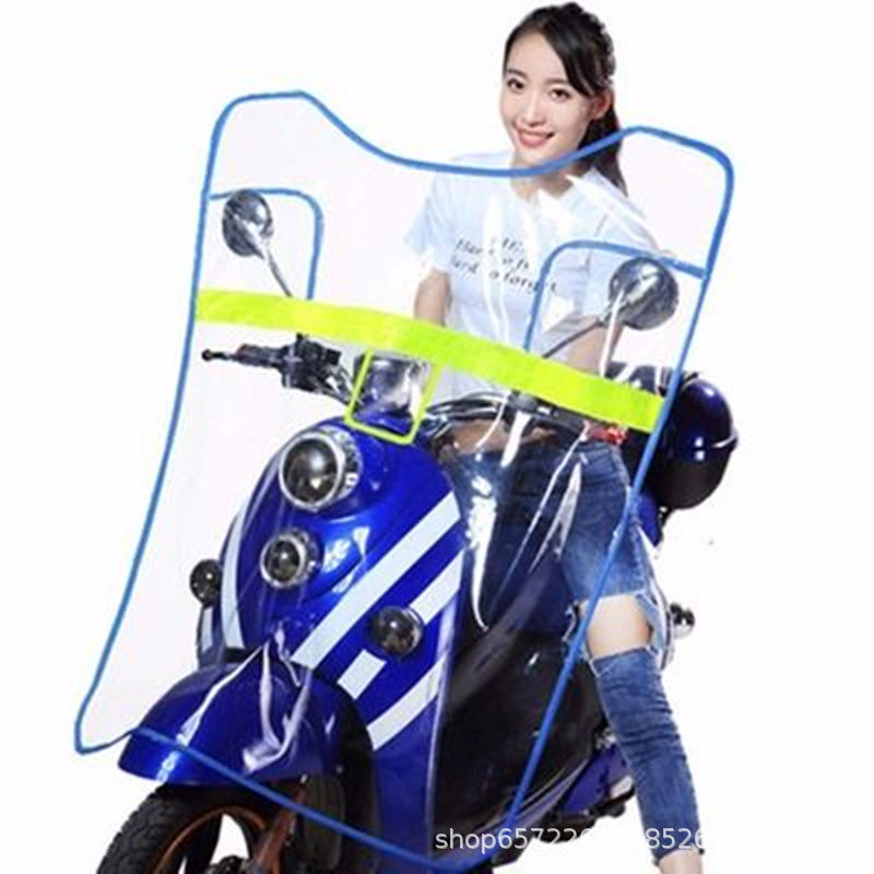 Deflector de vânt PVC – parbriz frontal pentru un vehicul electric mic