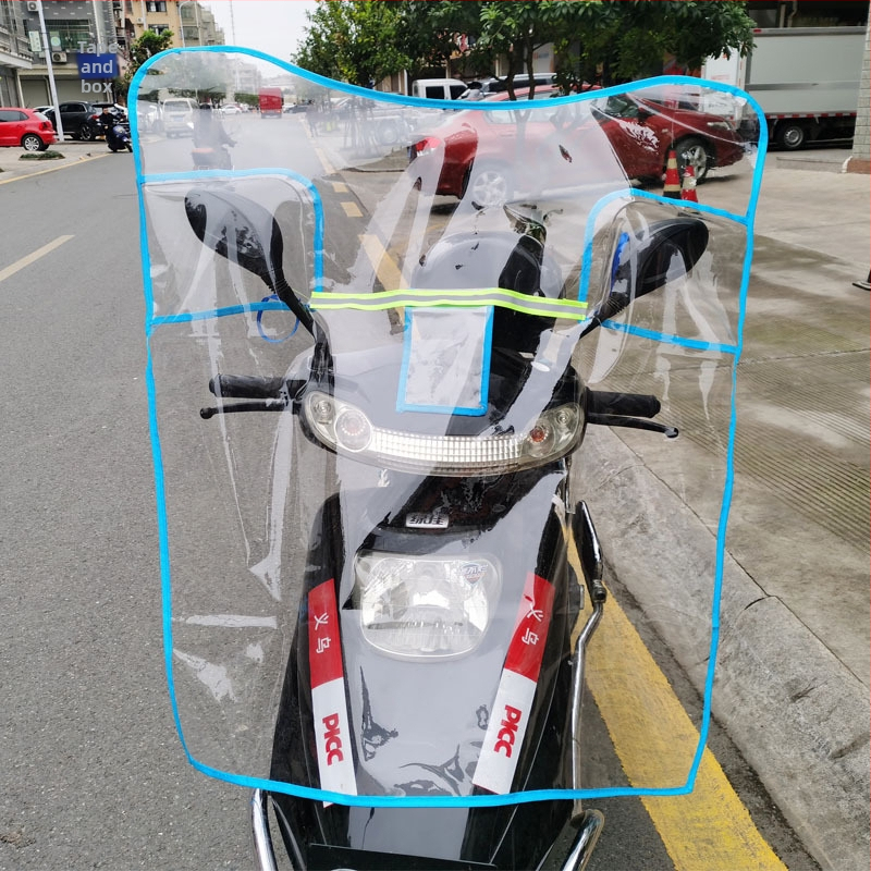 PVC vėjo deflektorius – priekinis skydelis mažam elektriniam transporteriui