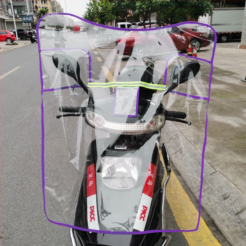 PVC vėjo deflektorius – priekinis skydelis mažam elektriniam transporteriui