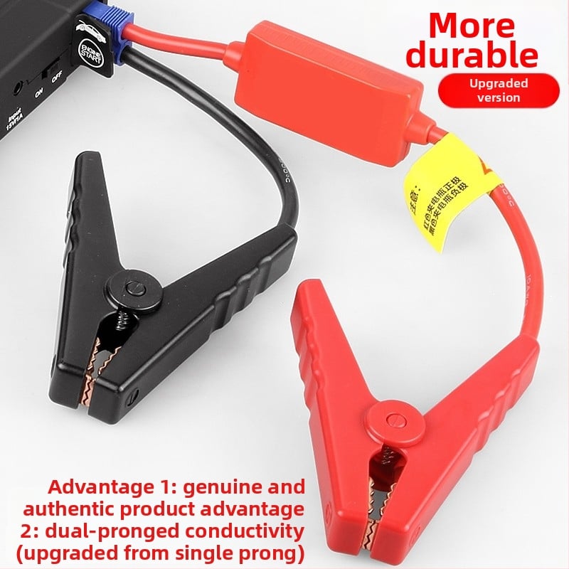 Kit cabluri pornire auto de urgență cu cleme – conductori din silicon/cupru/fier, compatibil 12V