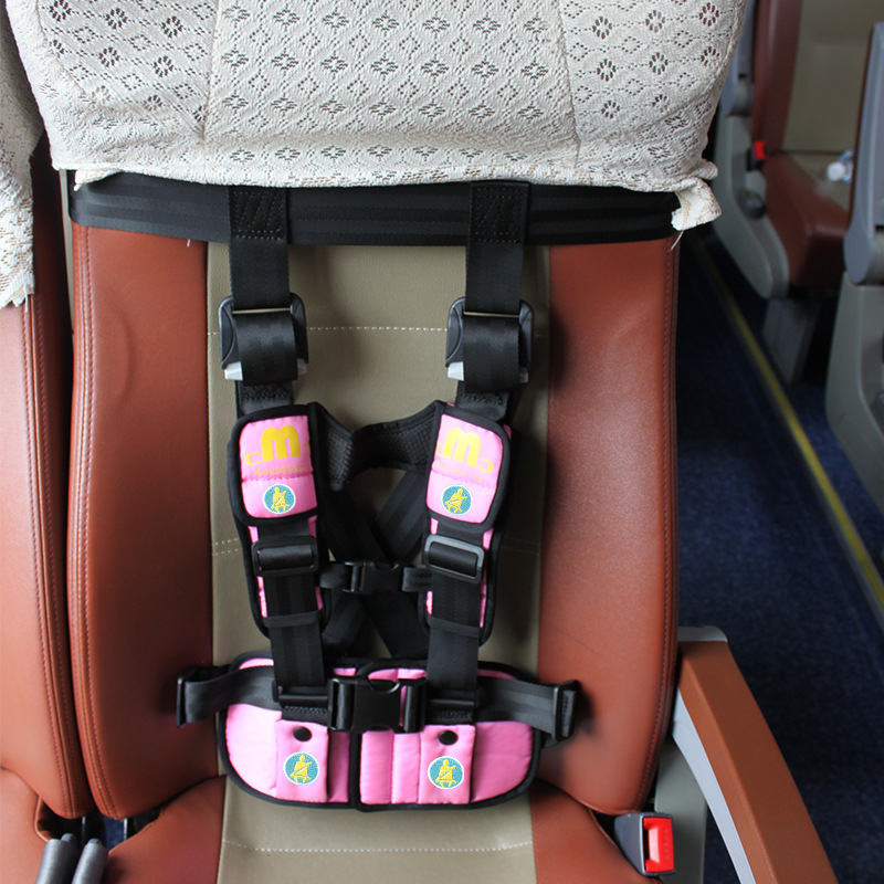 Vestă de siguranță de călătorie multifuncțională cu centură detașabilă, poliester, 0,95 kg, potrivit pentru 10-36 kg