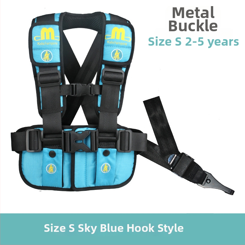 Daugiakomponentė kelioninė saugos liemenė su išimama diržine, poliesteris, 0,95 kg, tinkama 10-36 kg