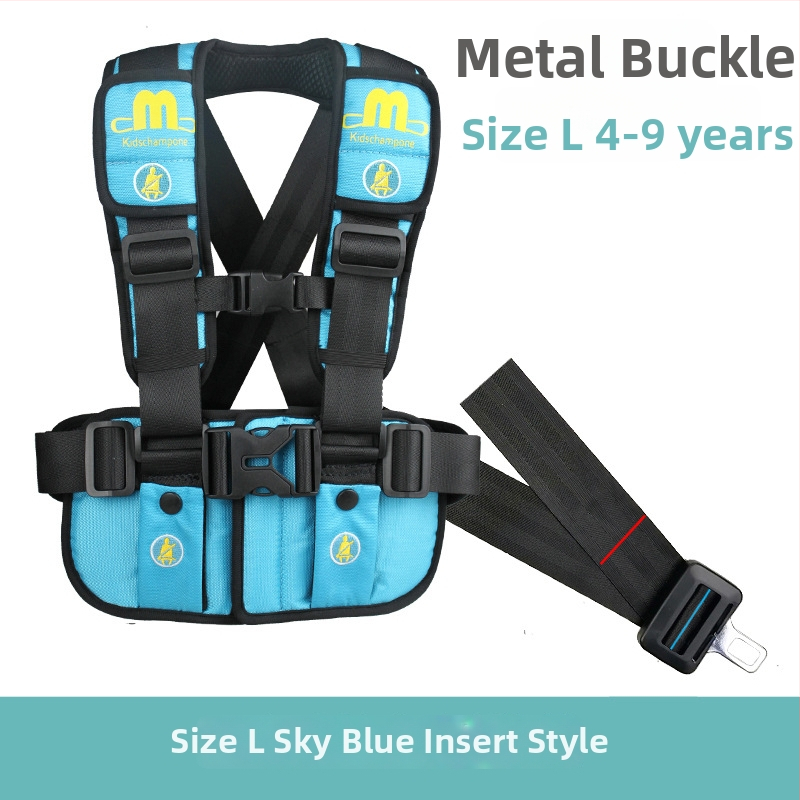 Daugiakomponentė kelioninė saugos liemenė su išimama diržine, poliesteris, 0,95 kg, tinkama 10-36 kg