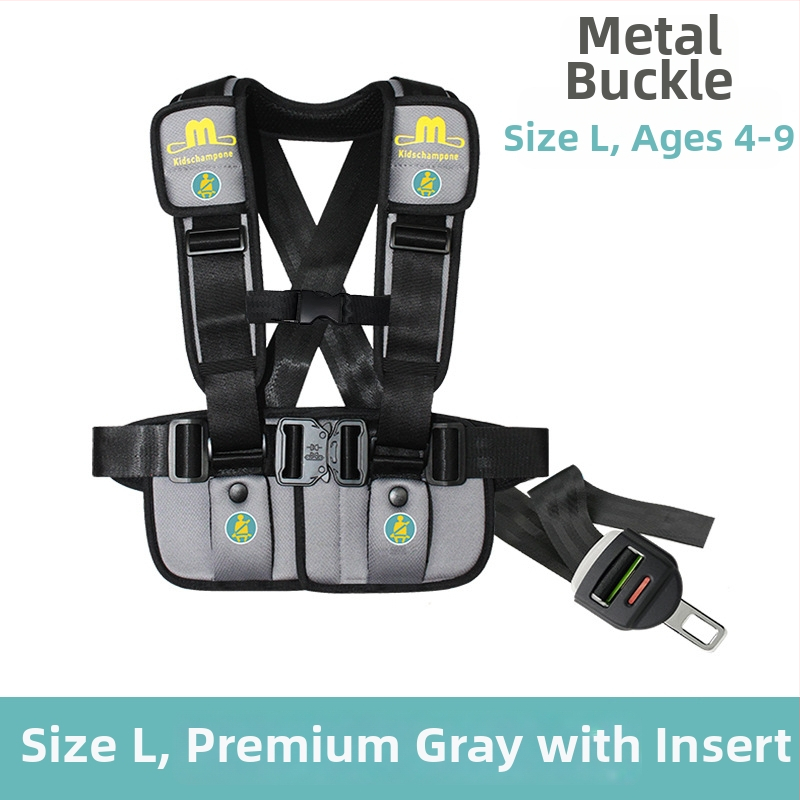 Daugiakomponentė kelioninė saugos liemenė su išimama diržine, poliesteris, 0,95 kg, tinkama 10-36 kg