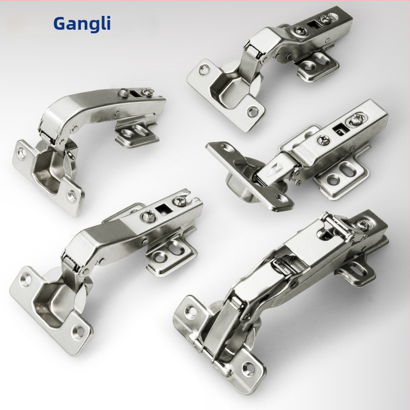 Spintos durų vyris – specialiai suformuotas dizainas, Gangli prekės ženklas, šaltai valcuotas plienas, vario ir nikeliuotas dengimas