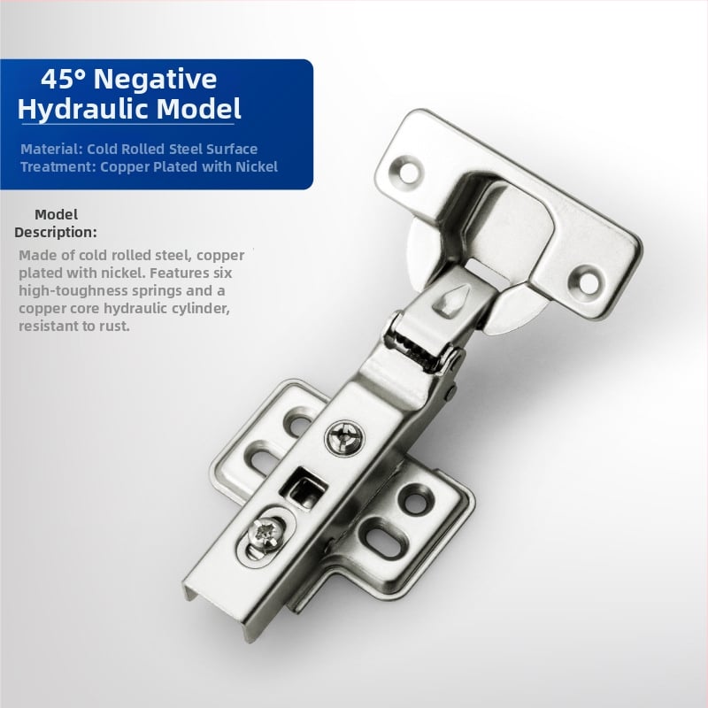 Spintos durų vyris – specialiai suformuotas dizainas, Gangli prekės ženklas, šaltai valcuotas plienas, vario ir nikeliuotas dengimas