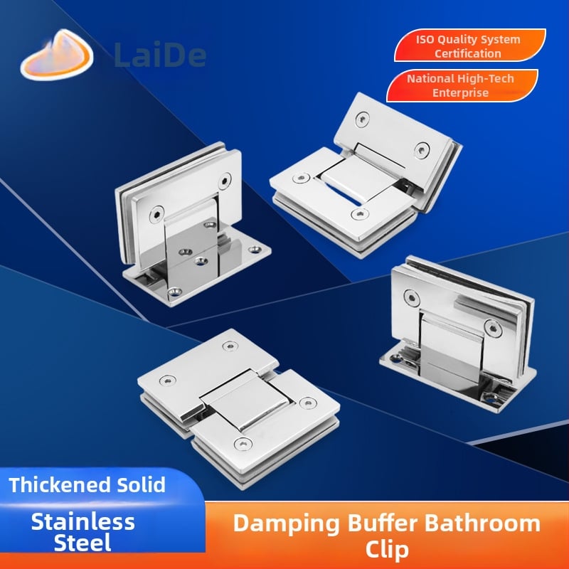 Dušo kambario vyris, LD-A005, 304 nerūdijantis plienas, 4 mm storis, hidraulinis stiklo laikiklis