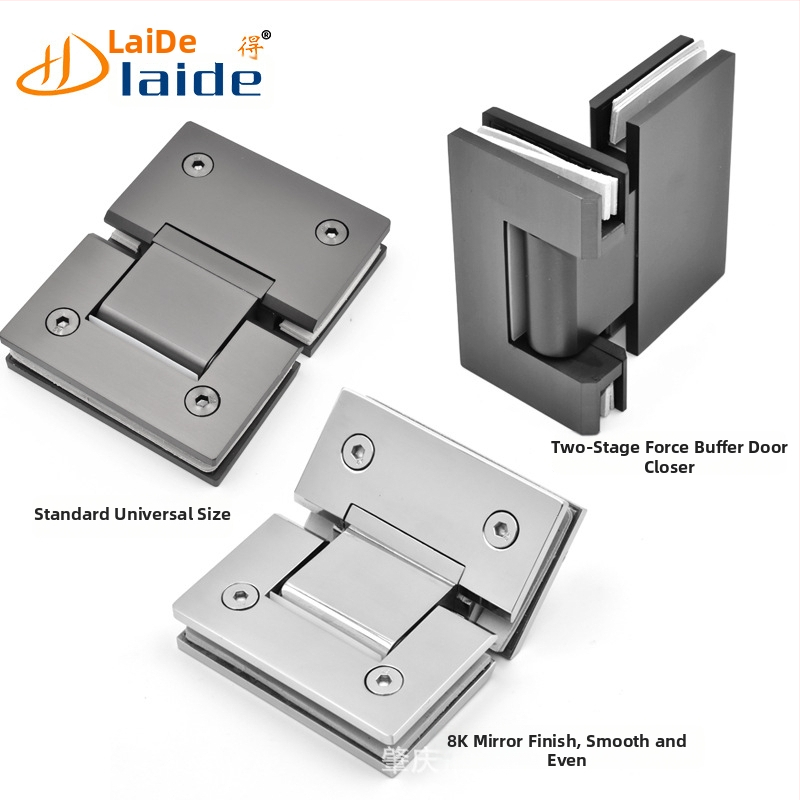 Dušo kambario vyris, LD-A005, 304 nerūdijantis plienas, 4 mm storis, hidraulinis stiklo laikiklis