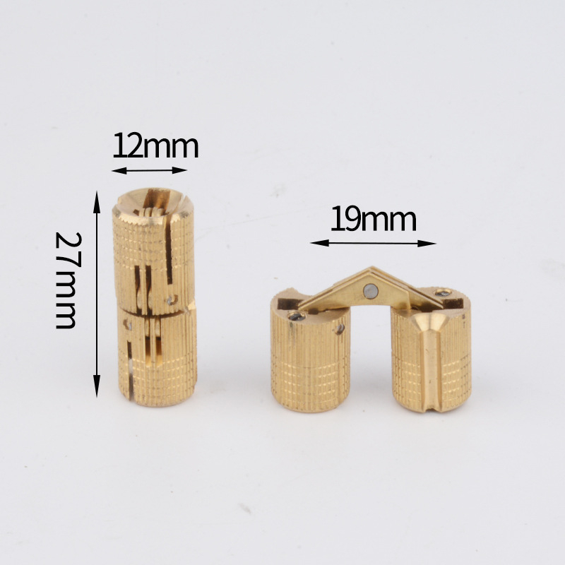 Sloto panta B32 baldams ir spintelėms — vario/zinko lydinys, 180° atidarymas, modelis B32