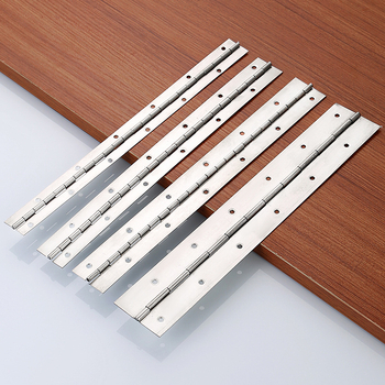 Nerūdijančio plieno pianino šarnyras su šlifuotu paviršių, tinkamas spintelėms, pianinams, durims ir langams