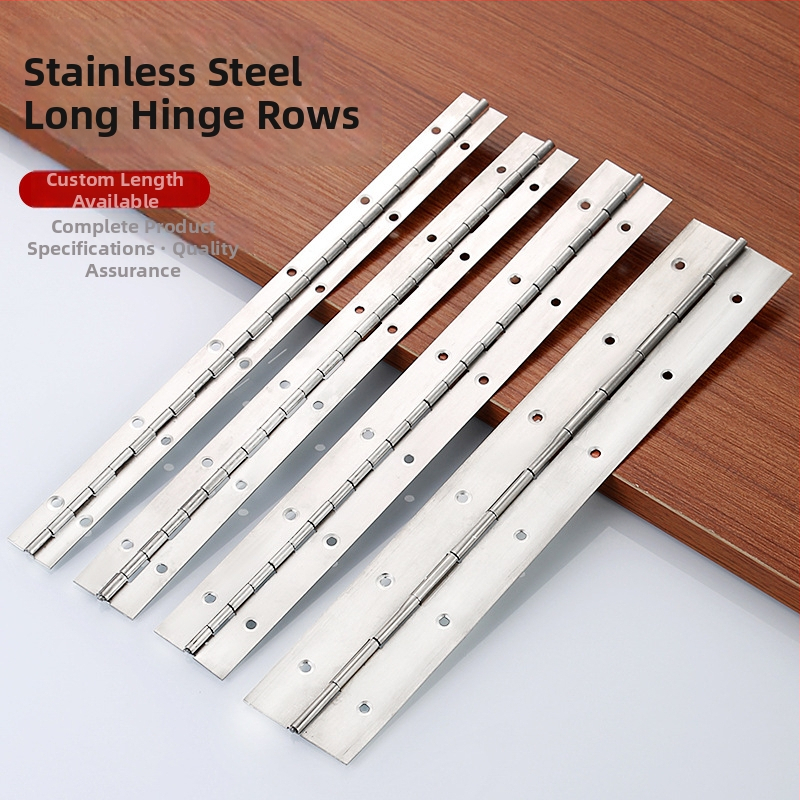 Nerūdijančio plieno pianino šarnyras su šlifuotu paviršių, tinkamas spintelėms, pianinams, durims ir langams