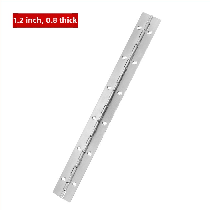 Nerūdijančio plieno pianino šarnyras su šlifuotu paviršių, tinkamas spintelėms, pianinams, durims ir langams