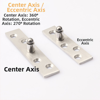 DCJ skriveni šarnirom za drvena vrata ormara - nehrđajući čelik/željezo, 360° okretna osovina, elektroplatirani završetak, moderan stil