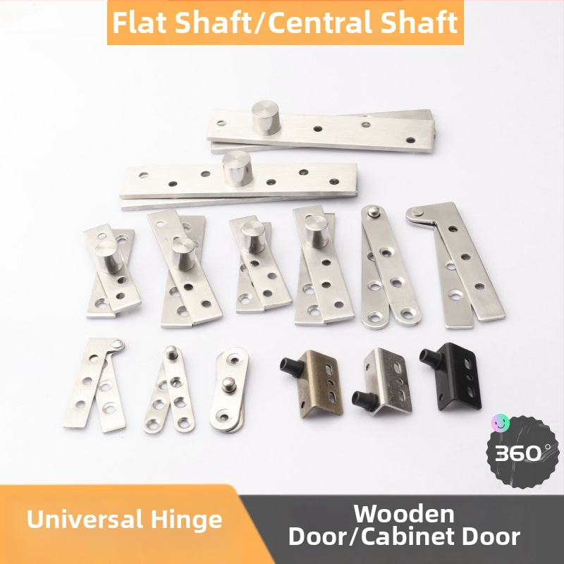 DCJ skriveni šarnirom za drvena vrata ormara - nehrđajući čelik/željezo, 360° okretna osovina, elektroplatirani završetak, moderan stil