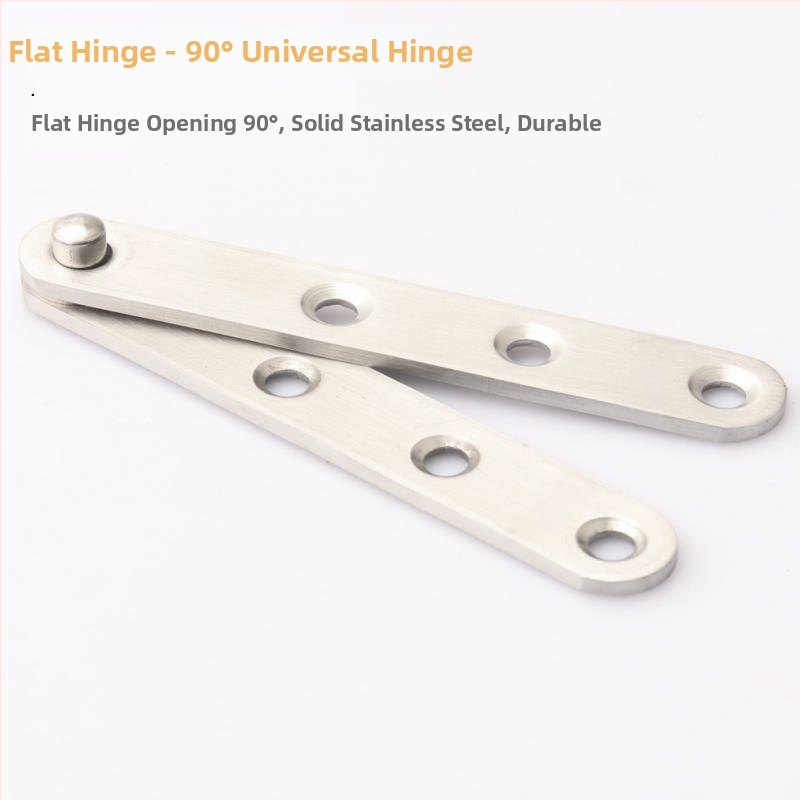 DCJ skriveni šarnirom za drvena vrata ormara - nehrđajući čelik/željezo, 360° okretna osovina, elektroplatirani završetak, moderan stil