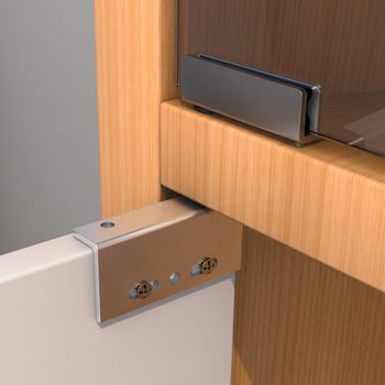 Duru ašis CT – geležis, prekinis ženklas AODLI, tinkama medinių ir stiklo durims, galvanizacija