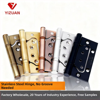 Durų vyris iš nerūdijančio plieno – Asabie, šiuolaikiškas minimalistinis stilius, elektroplatinė danga