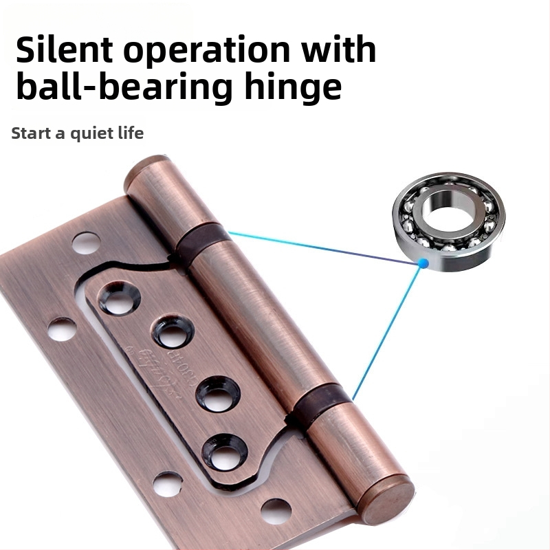 Durų vyris iš nerūdijančio plieno – Asabie, šiuolaikiškas minimalistinis stilius, elektroplatinė danga