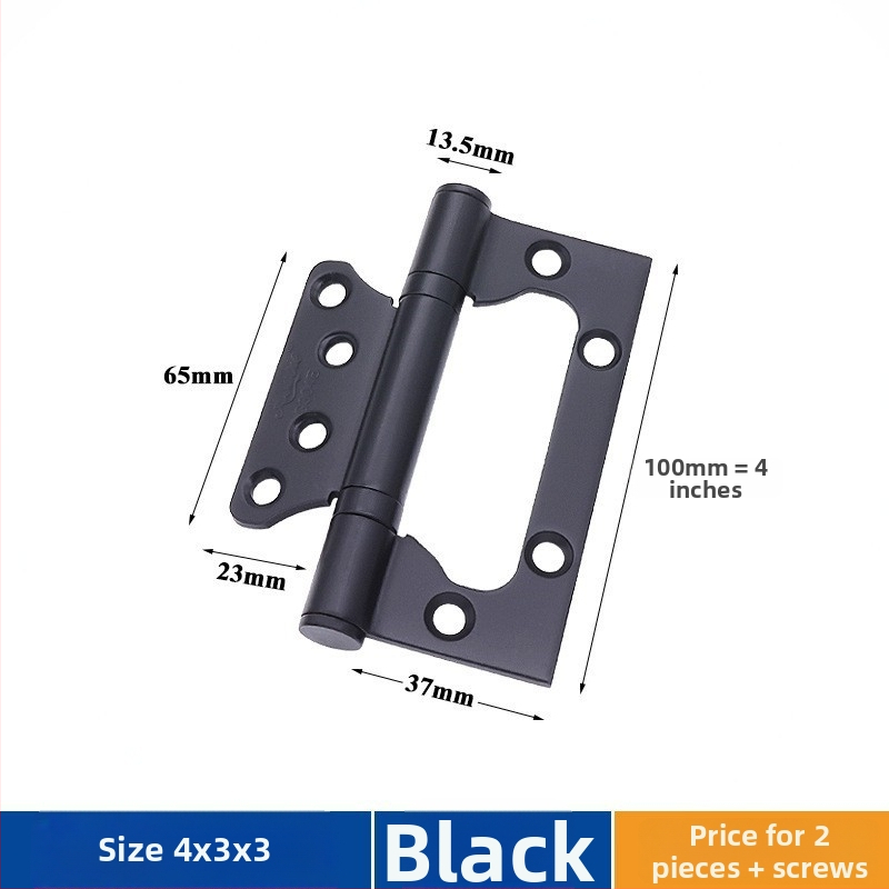 Durų vyris iš nerūdijančio plieno – Asabie, šiuolaikiškas minimalistinis stilius, elektroplatinė danga