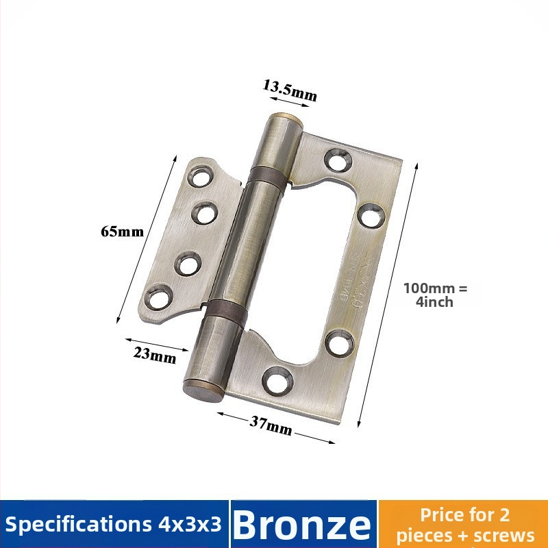 Durų vyris iš nerūdijančio plieno – Asabie, šiuolaikiškas minimalistinis stilius, elektroplatinė danga