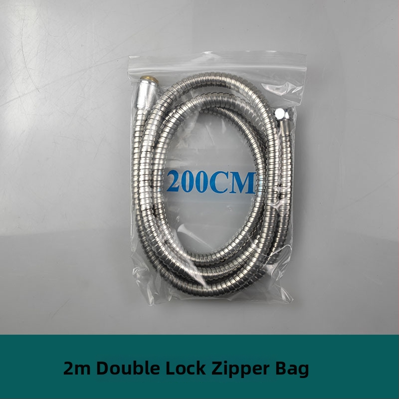 Dušo žarna iš nerūdijančiojo plieno lydinio su vario šerdimi, modelis Geying 0024, nominalus slėgis 1.0 MPa, darbinė temperatūra 0–90°C