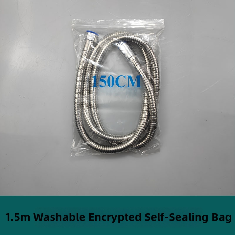 Dušo žarna iš nerūdijančiojo plieno lydinio su vario šerdimi, modelis Geying 0024, nominalus slėgis 1.0 MPa, darbinė temperatūra 0–90°C