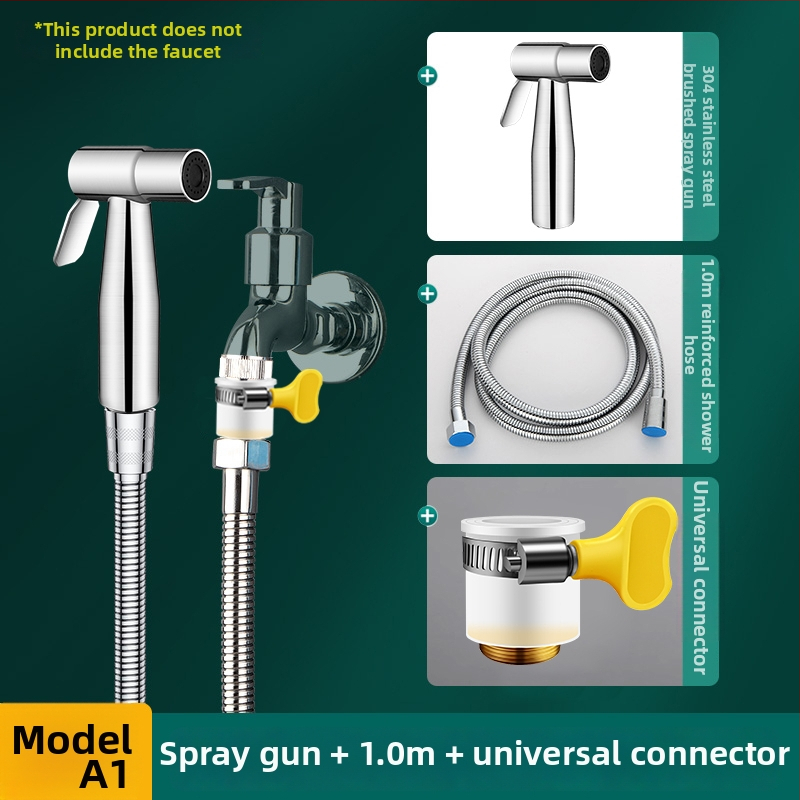 Разширител за чешма, антипръски, универсален, с превключвател (материал: 304 неръждаема стомана + ABS; модел: Sltjcys-zs; CE сертифициран)