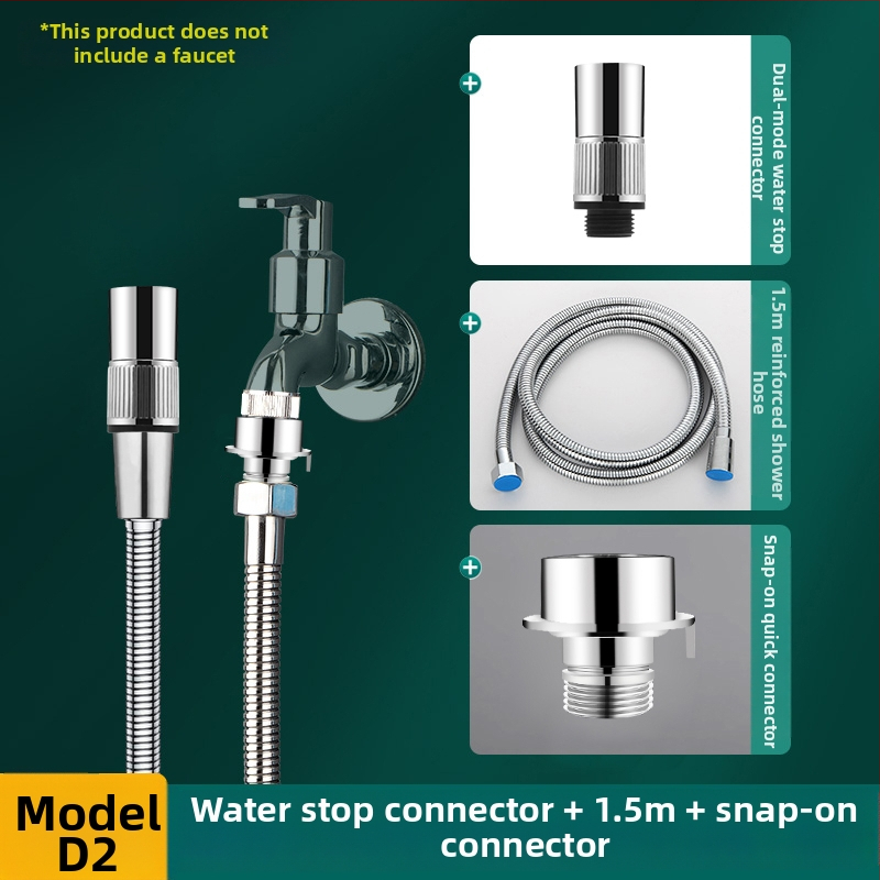 Разширител за чешма, антипръски, универсален, с превключвател (материал: 304 неръждаема стомана + ABS; модел: Sltjcys-zs; CE сертифициран)