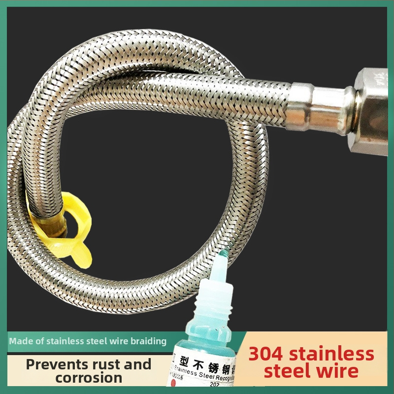 Mudel: Braided tube; Materjal: 304 roostevaba teras; Rõhk: 1,6 MPa; Tööpinge: 100°C; Paigaldus: käsitsi