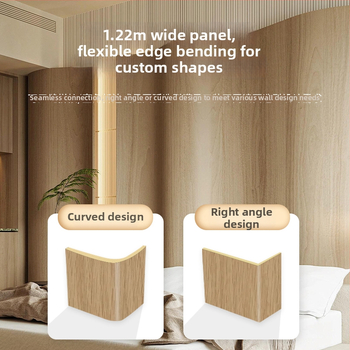 Medžio fanerinis sienos panelė su bambuko pluoštu ir bambuko anglimis, be siūlių fono – modelis Wood veneer, stilius Seamless, prekė Yiming